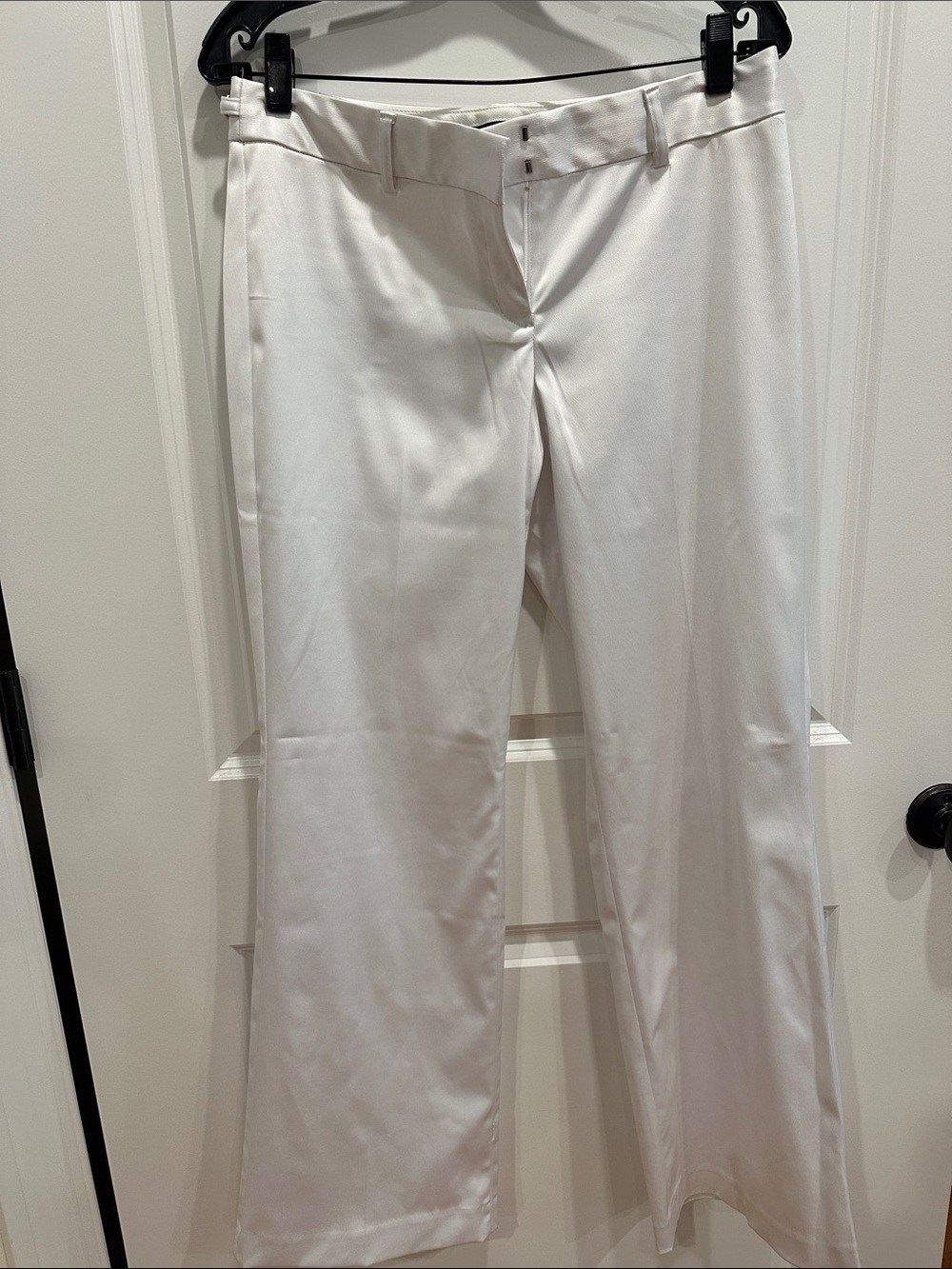 Express White Wide-Leg Dress Pants